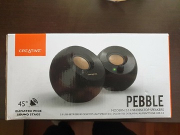 Zestaw głośników 2.0 Creative Pebble 4,4 W czarny