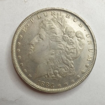 USA 1 dolar 1884 kopia posrebrzana 