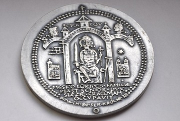 Polska.Medal z serii  PTAiN - Mieszko Plątonogi,
