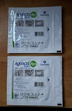 Opatrunek AQUACEL AG EXTRA+ 10x10cm 2szt