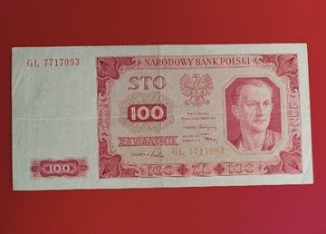 100 złotych 1948 bez ramki