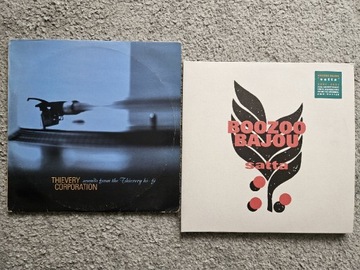 Thievery Corporation 2LP & Boozoo Bajou 2LP  RARE!