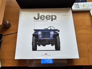 Książka "Jeep: The Adventure Never Stops", stan bardzo dobry