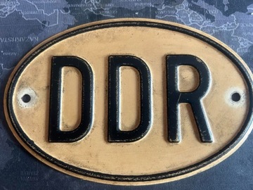 ZNACZEK DDR -DDR AUTO SCHILD