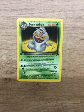 Kart Pokemon Dark Arbok TR 19/82 first edition