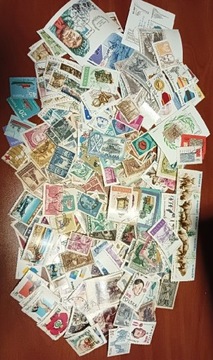 Zestaw znaczków polskich kasowanych 