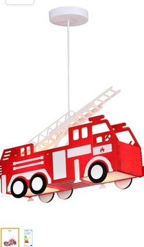 Lampa wisząca wóz strażacki