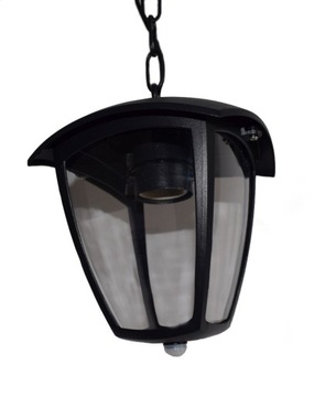 Lampa wisząca zewnętrzna z czujnikiem ruchu