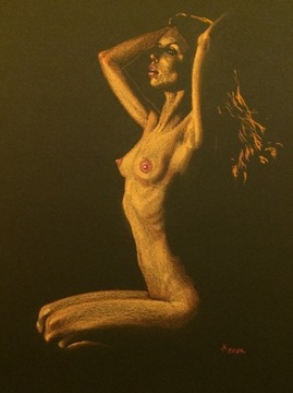 Rysunek "Nude Noir" #385 290x210 mm