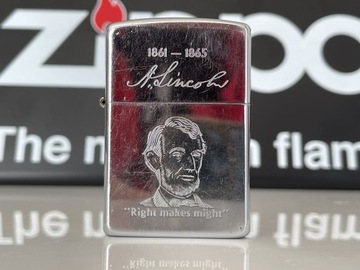 Zapalniczka Zippo 1989 Abraham Lincoln