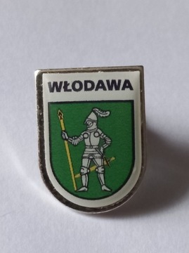 Herb miasta Włodawa przypinka pin odznaka wpinka