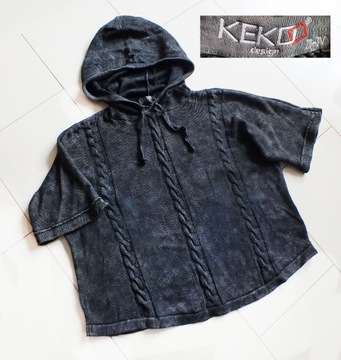 Kekoo  świetny sweter efekt sprania XL/2XL...