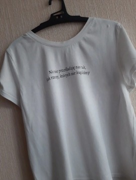 T-shirt z napisem S