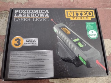 Poziomica laserowa Niteo Tools nieużywana komplet