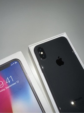 iPhone X, 64 GB, Space Gray, stan dobry