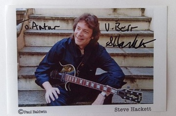 Steve Hackett - GENESIS - autograf