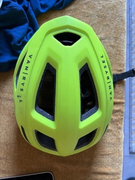 Kask rowerowy van Rysel żółty