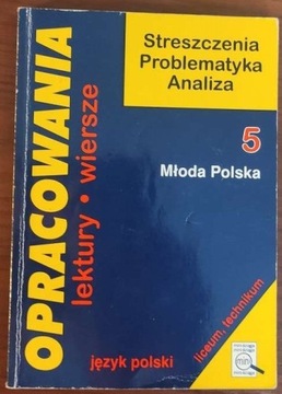 Opracowanie - ściąga 5 j. polski Szkoła średnia