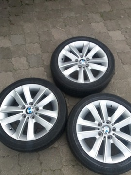 Koła 3 szt lato BMW 5x120 ET 47 opony 205/50 R17 