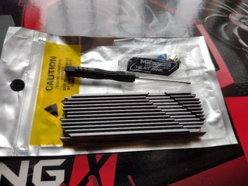 Radiator Cooler dysk SSD M2 NVMe PS5 PC +Termopady