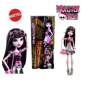 Monster High DRACULAURA BOO YORK Mattel lalka NOWA