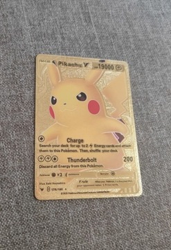 Złota karta pokemon