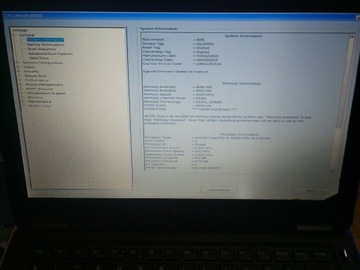 Laptop Dell latitude E5250 i5-5300u płyta części 