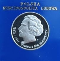 100 zł Ignacy Jan Paderewski 1975 r. AG UNC 