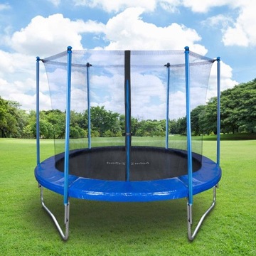 BODY&MIND Trampolina z siatką 250 cm XXL