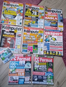 Czasopisma Komputer Świat PC Format 2006-2017 8szt