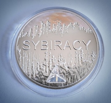 Moneta Sybiracy 10 zł cyrkonia