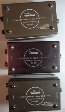 Unipan transformer type 233-7-1 30 dB