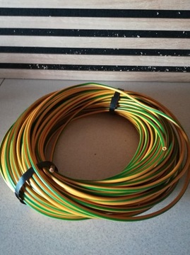 Przewód H07V-K 1x10 żółto-zielony linka