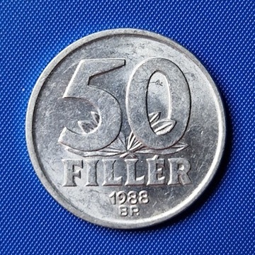 Węgry 50 fillerów, 1988