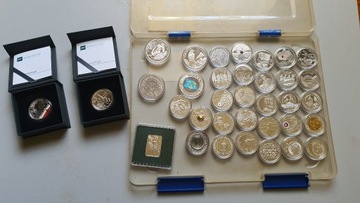 monety - srebro 10 zł - 20 zł - 35 szt