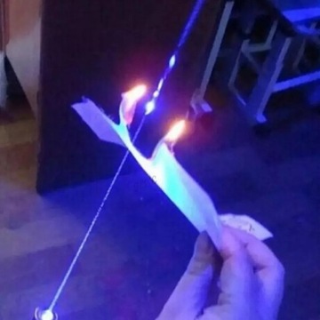 Niebieski Laser wskaźnik 445nm 5W zapala mega moc