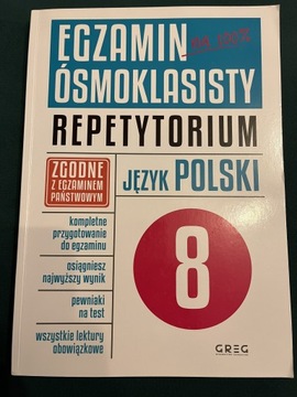 Egzamin ósmoklasisty Repetytorium jęz. polski III