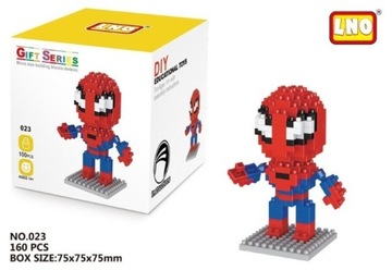 SPIDERMAN klocki - zbuduj figurkę 3D 160 el.