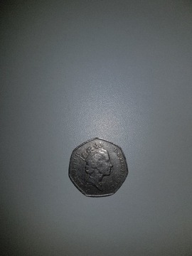 Moneta Wielka Brytania Elizabeth II 50 Pence