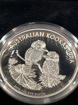 Australia kookaburra 2013 1uncja  high relief 