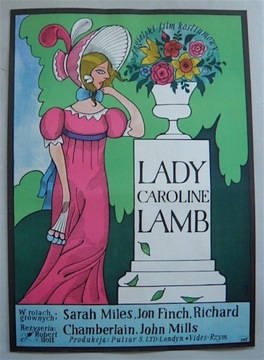 LADY CAROLINE LAMB - PLAKAT FILMOWY - J. FLISAK