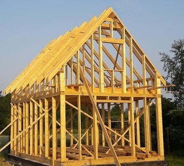 Budowa domów drewnianych szkieletowych 