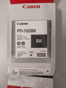 Tusz Canon PFI-102BK