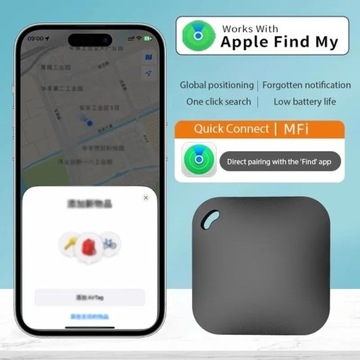 Lokalizator Tag GPS Find My Apple jak AirTag