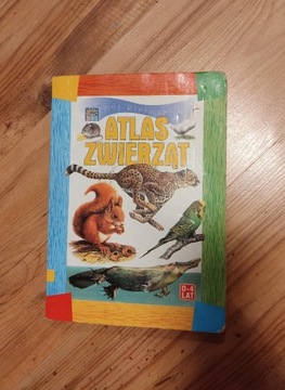 Książka dla dzieci Atlas Zwierząt twarda oprawa 