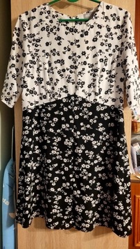 Sukienka Asos czarno biała rozmiar 42 