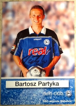 Bartosz Partyka, Arminia Bielefeld, Autograf