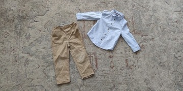 Komplet dla chłopca koszula i spodnie Rebel r. 92
