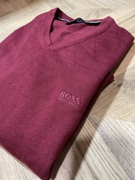 Piękny Oryginalny Sweter Hugo Boss jak nowy Roz S