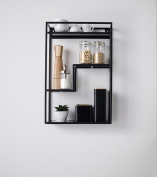 Półka ekspozycyjna  - LINDSEN Ikea antracyt 40x60